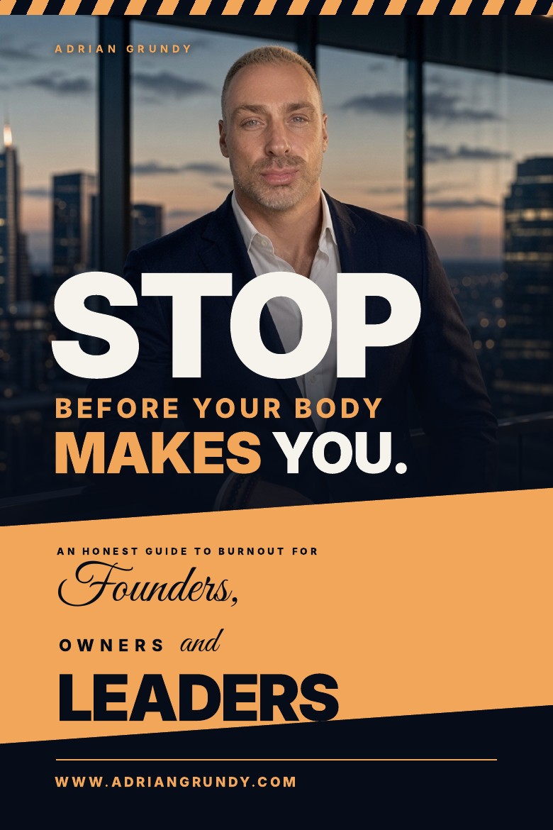 Cover of the free guide Stop Before Your Body Makes You